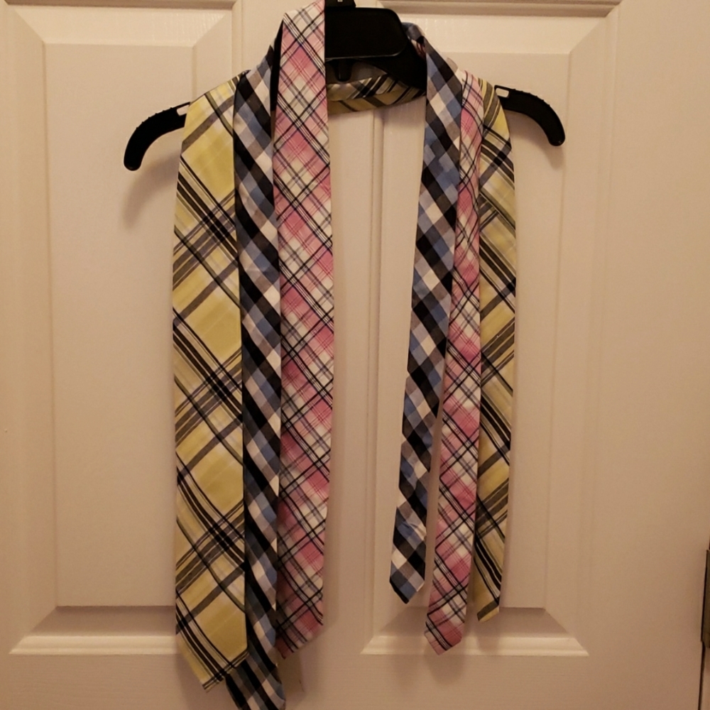 Mens Plaid Ties